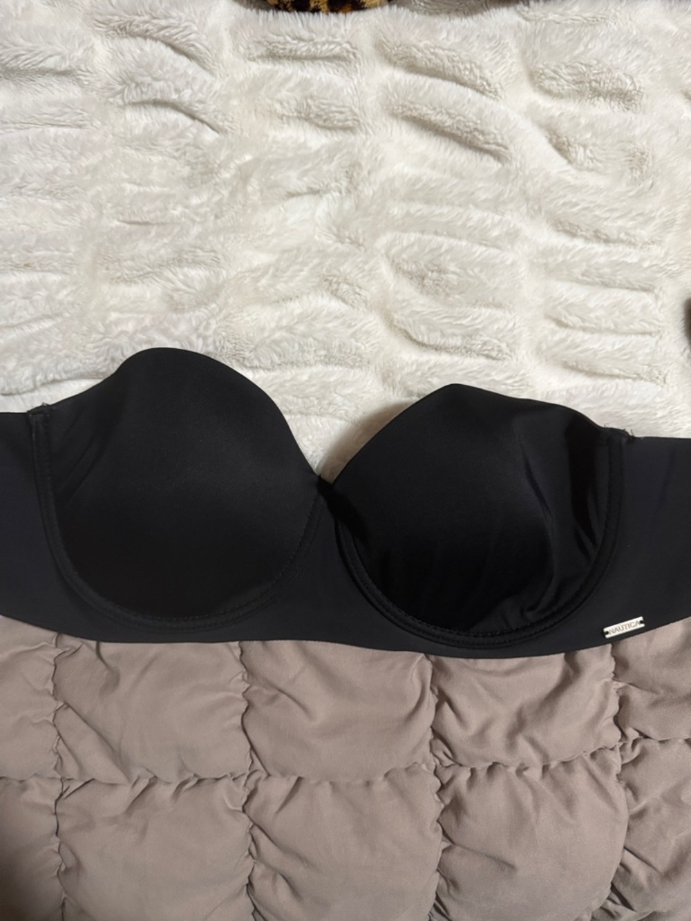 Women’s Nautica Black Strapless Bra